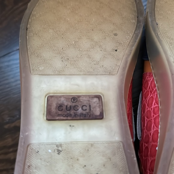 🟤 AUTHENTIC GUCCI HIGH-TOP SNEAKERS MULTICOLOR PVC 309521-Men’s Size 8 - Picture 13 of 13